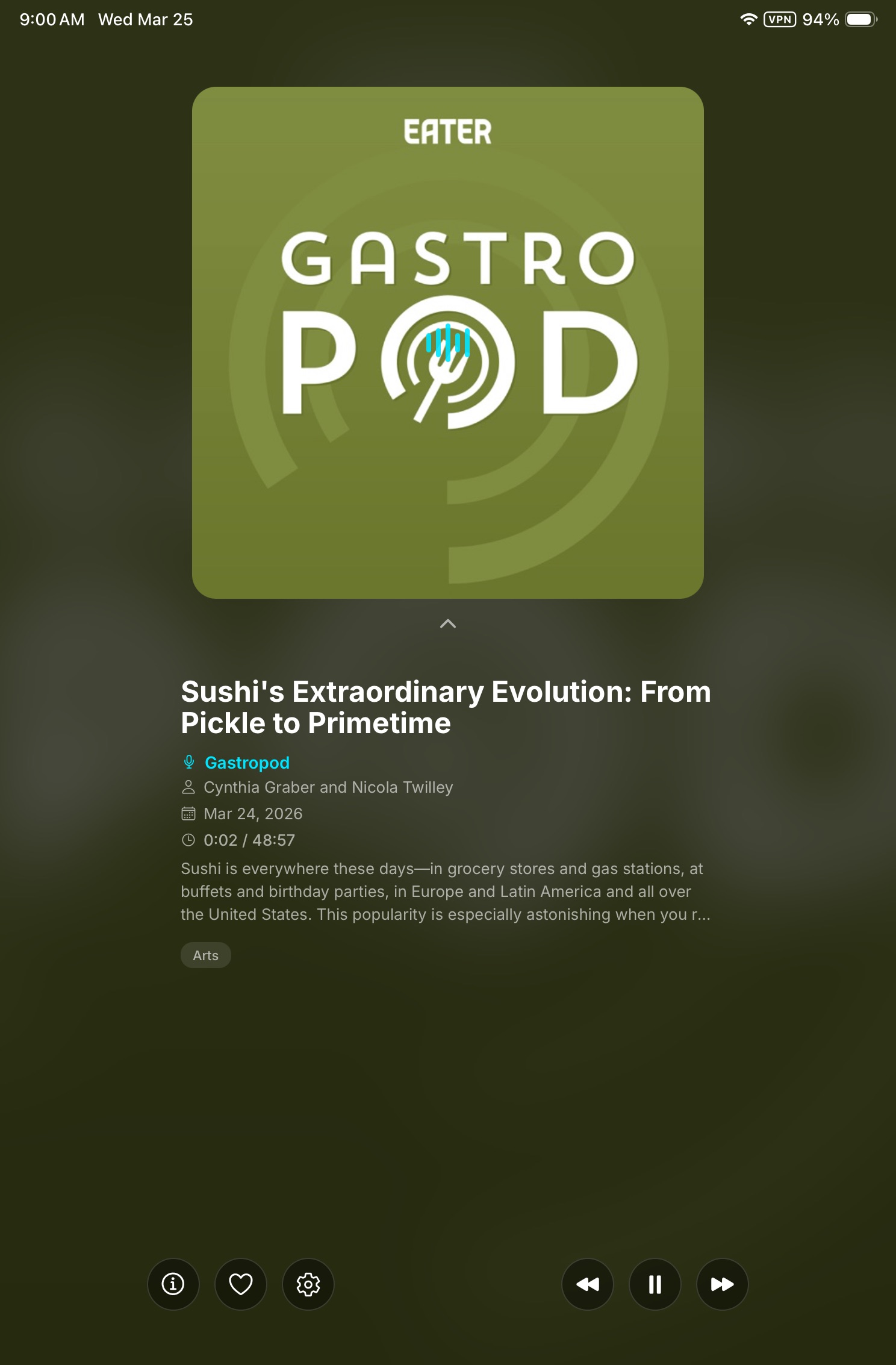 Next Podcast app